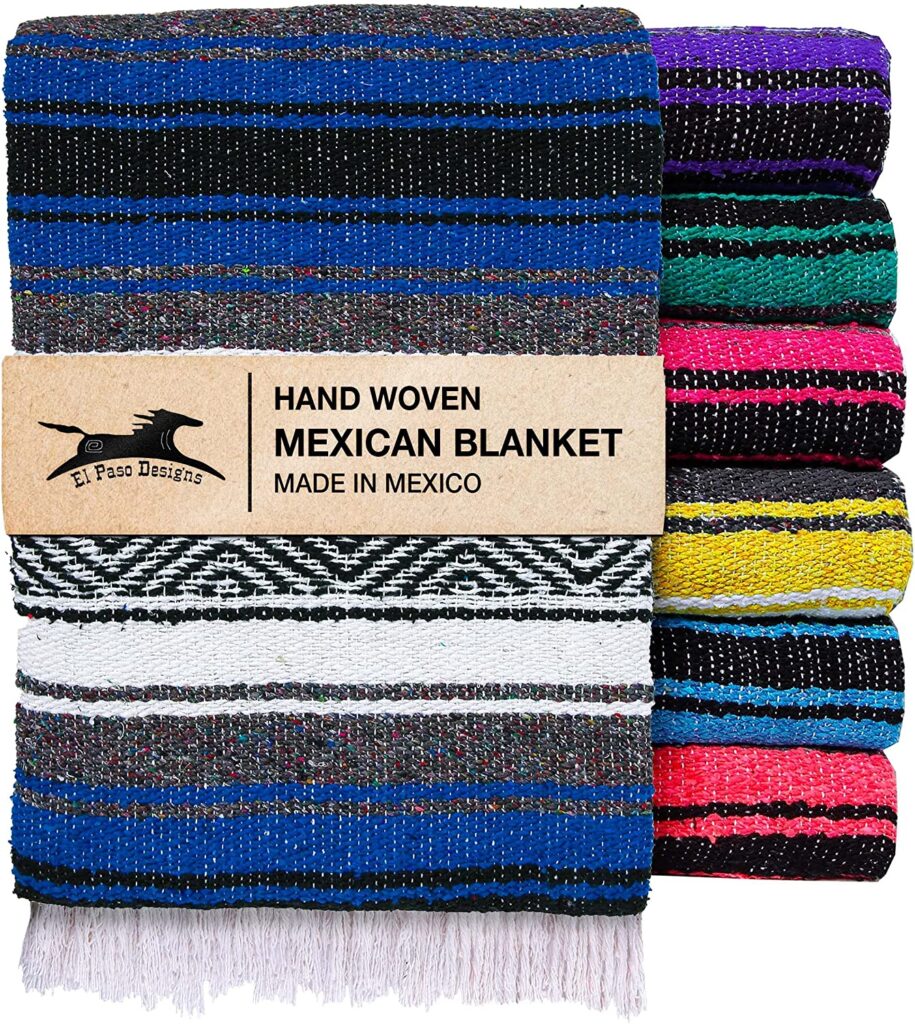 Bestselling Original San Marcos Blankets From Mexico In Vibrant Shades